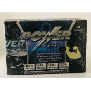 Протеин и креатин Power (50 капсул)
