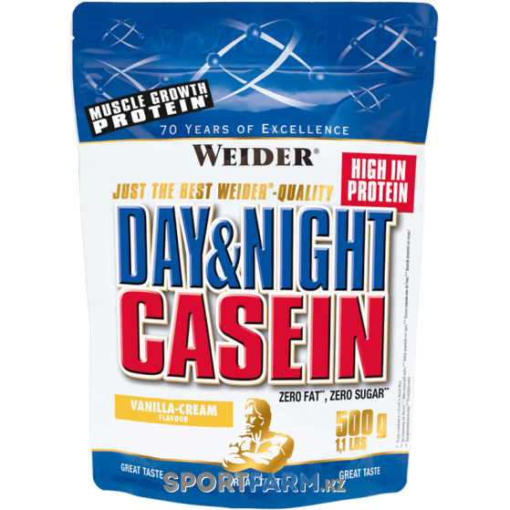 Казеиновый протеин Weider DAY and NIGHT Casein (500 г) Казеиновый протеин Weider DAY and NIGHT Casein (500 г)