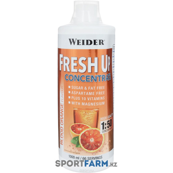 Мультивитаминный комплекс Weider Fresh Up Concentrate 1 л (апельсин) Мультивитаминный комплекс Weider Fresh Up Concentrate 1 л (апельсин)