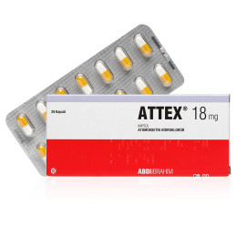 Атомоксетин ATTEX 28 капсул (1 капсула/18 мг)