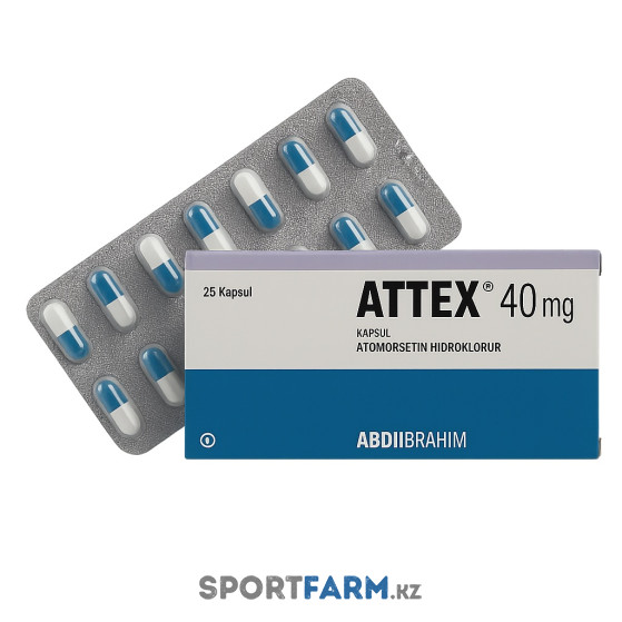 Atomoxetine ATTEX 40 мг 28 капсул Atomoxetine ATTEX 40 мг 28 капсул