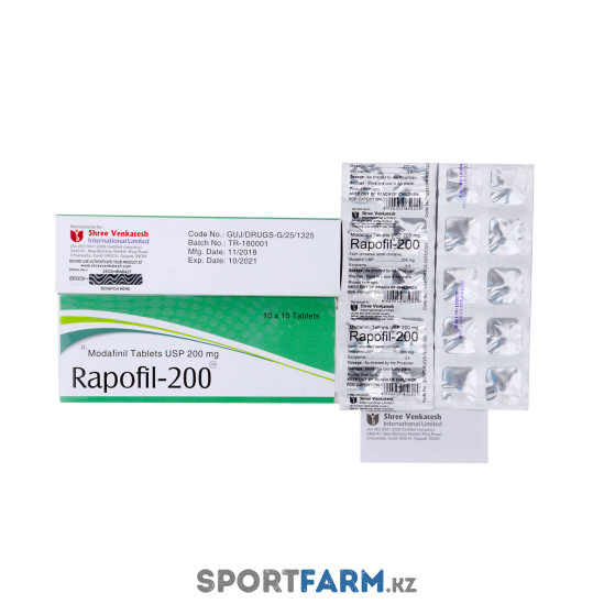 Модафинил Rapofil 200 10 таблеток (1таб/200 мг)