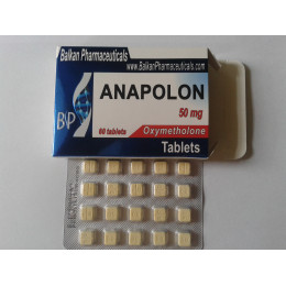 Anapolon (Анаполон, Оксиметалон) Balkan 100 таблеток (1 таб 50 мг)