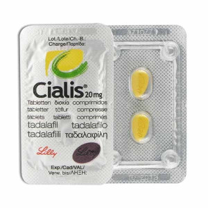 Cialis (Тадалафил) Eli Lilly 2 таблетки (1 таб. 20 мг)