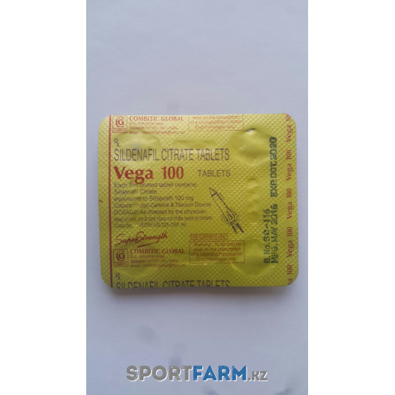 Виагра Vega (Индия) 4 таблетки (1 таб. 100 мг)