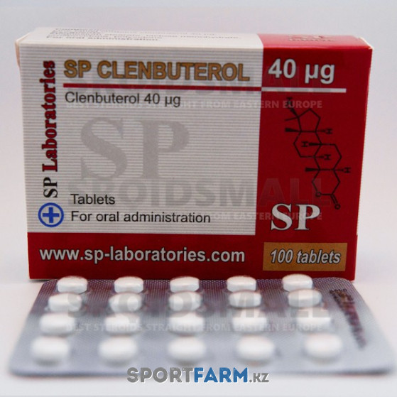 Кленбутерол SP Laboratories 100 таблеток (1 таб 40 мкг) Кленбутерол SP Laboratories 100 таблеток (1 таб 40 мкг)