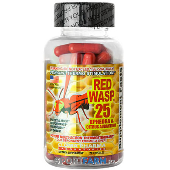 Жиросжигатель Cloma Pharma Red Wasp 25 (75 капсул)