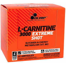 L- Карнитин Olimp L-Carnitine 3000 Extreme Shot (20 ампул по 25 мл)