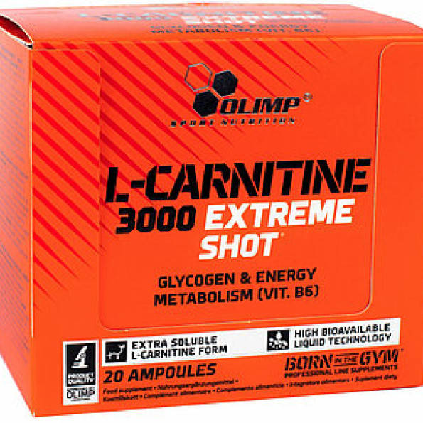 L- Карнитин Olimp L-Carnitine 3000 Extreme Shot (20 ампул по 25 мл) #1