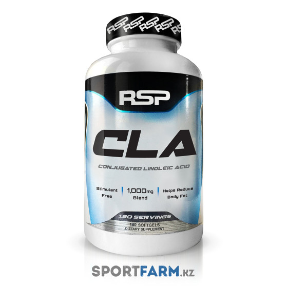 Жиросжигатель RSP Nutrition CLA 90 капсул Жиросжигатель RSP Nutrition CLA 90 капсул