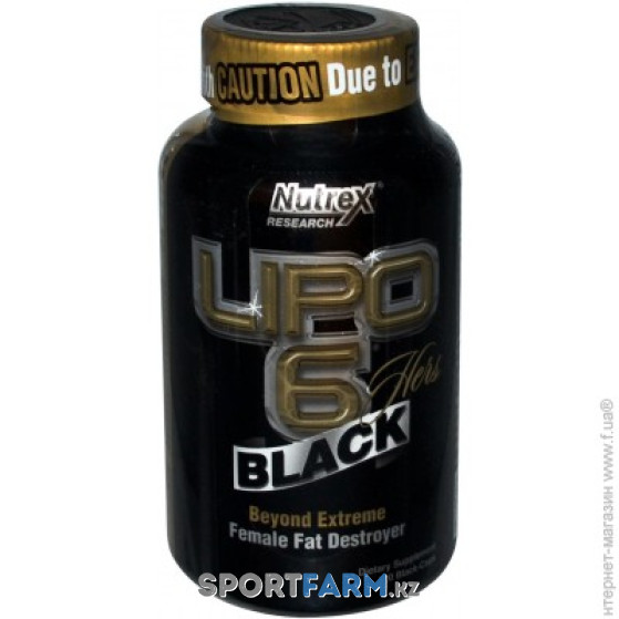 Жиросжигатель Nutrex Research Lipo-6 Black Hers, 120 капсул