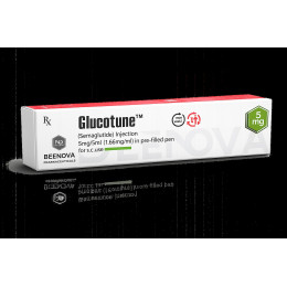 Семаглутид Glucotune Beenova 5 мг/3 мл (1,66 мг/мл) в шприц-ручке