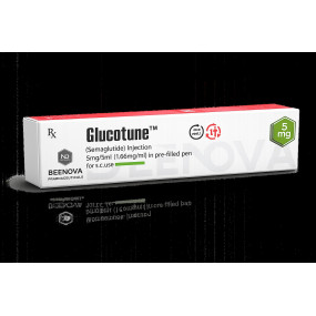 Семаглутид Glucotune Beenova 5 мг/3 мл (1,66 мг/мл) в шприц-ручке