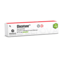 Семаглутид Glucotune Beenova 5 мг/3 мл (1,66 мг/мл) в шприц-ручке