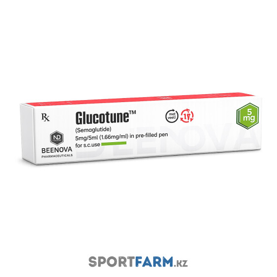 Оземпик семаглутид Glucotune Beenova 5 мг/3 мл (1,66 мг/мл) в шприц-ручке Оземпик семаглутид Glucotune Beenova 5 мг/3 мл (1,66 мг/мл) в шприц-ручке