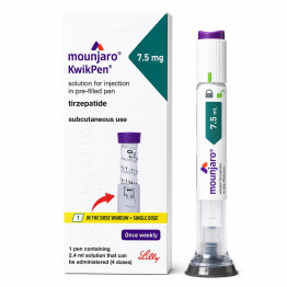 Тирзепатид Mounjaro Eli Lilly 7,5 мг/0,6 мл (12,5 мг/мл) в шприц-ручке Тирзепатид Mounjaro Eli Lilly 7,5 мг/0,6 мл (12,5 мг/мл) в шприц-ручке