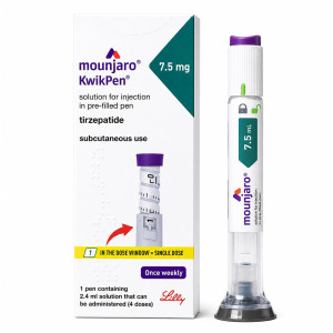 Тирзепатид Mounjaro Eli Lilly 7,5 мг/0,6 мл (12,5 мг/мл) в шприц-ручке