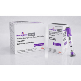 Тирзепатид Mounjaro Eli Lilly 2,5 мг/0,5 мл (5 мг/мл) в шприц-ручке