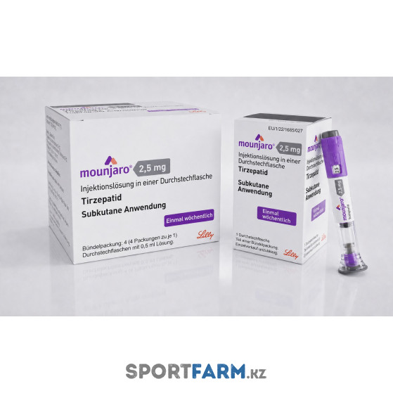 Тирзепатид Mounjaro Eli Lilly 2,5 мг/0,5 мл (5 мг/мл) в шприц-ручке