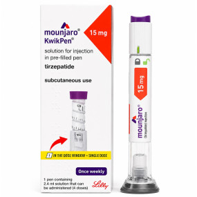 Тирзепатид Mounjaro Eli Lilly 15 мг/0,5 мл (30 мг/мл) в шприц-ручке