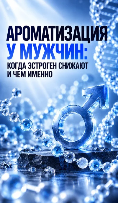 Ароматизация у мужчин: когда эстроген снижают и чем именно