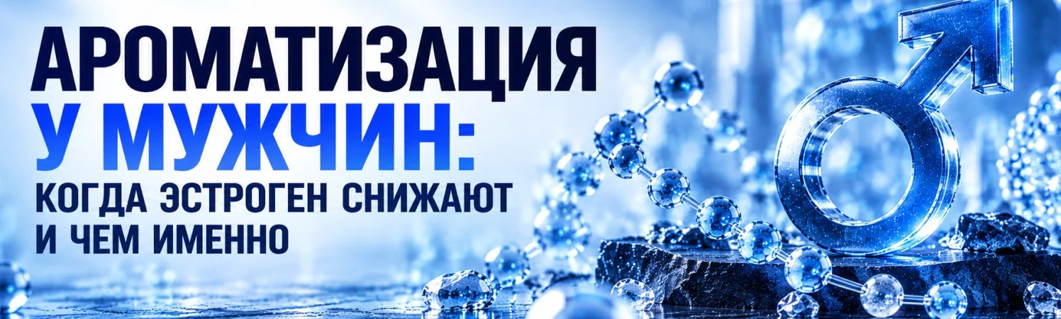 Ароматизация у мужчин: когда эстроген снижают и чем именно