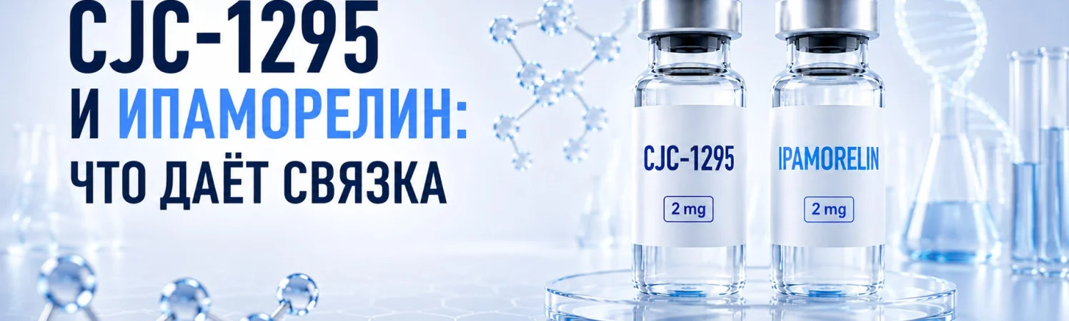 CJC-1295 и ипаморелин: зачем их сочетают и что меняет DAC