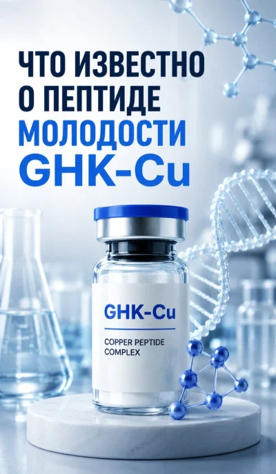 GHK-Cu (медный пептид): что даёт крем, а что инъекция