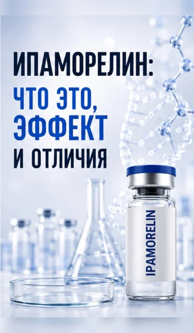 Ипаморелин: чем он отличается от GHRP-6 и от гормона роста
