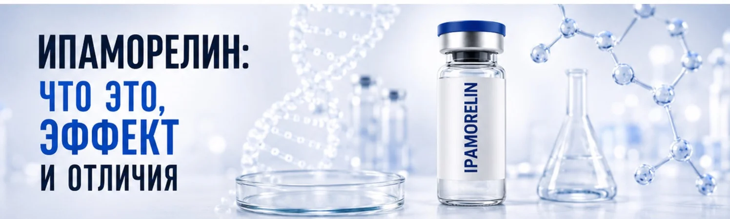 Ипаморелин: чем он отличается от GHRP-6 и от гормона роста