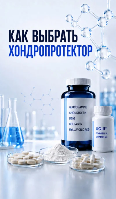 Глюкозамин, хондроитин, коллаген и МСМ: как выбрать хондропротектор