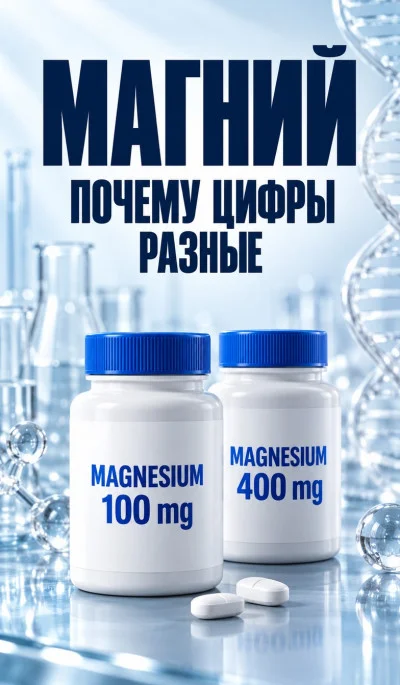 Магний: почему на упаковках разные цифры и на какую смотреть