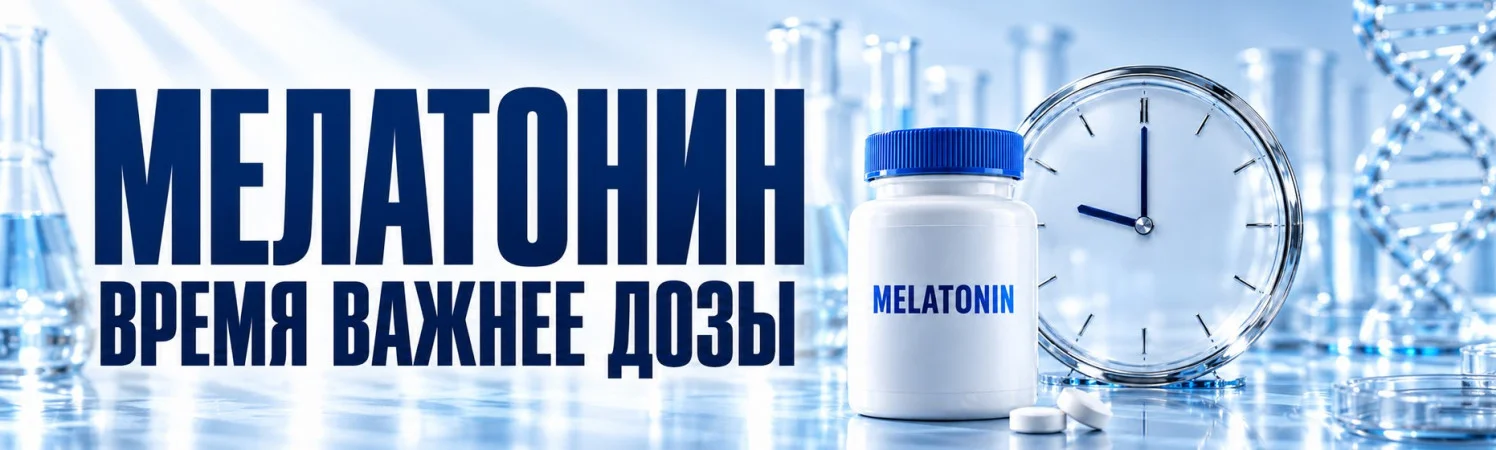 Мелатонин: что он сдвигает и почему час приёма важнее дозы