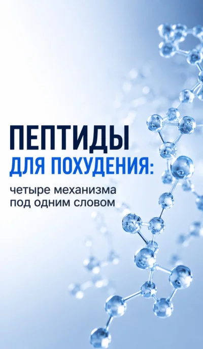 Пептиды для похудения: четыре механизма под одним словом