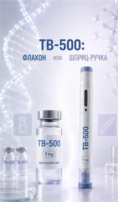 TB-500: флакон или шприц-ручка, как развести и сколько хранится