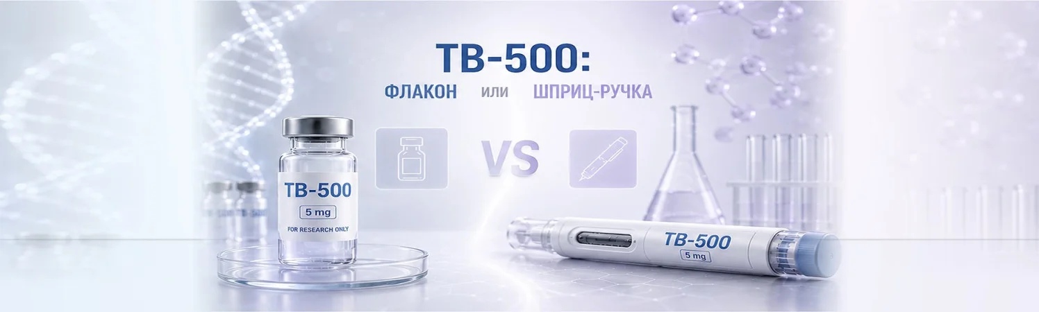TB-500: флакон или шприц-ручка, как развести и сколько хранится