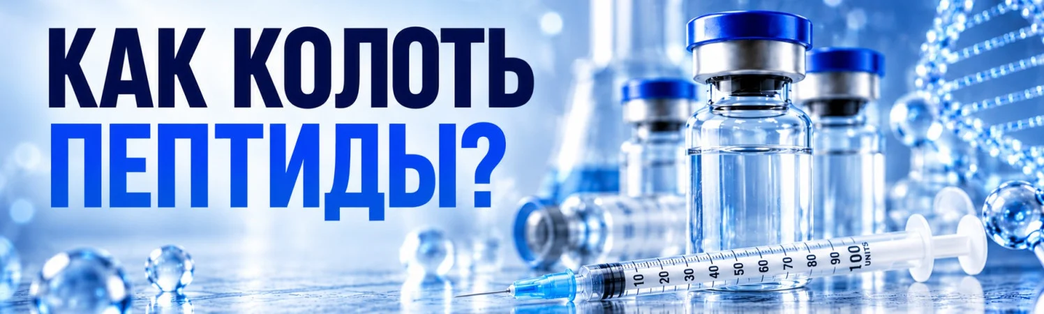 Как колоть пептиды: куда, чем и что сделать до укола