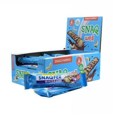 Вафли протеиновые Snaq Fabriq Snaqfer 20 г #1