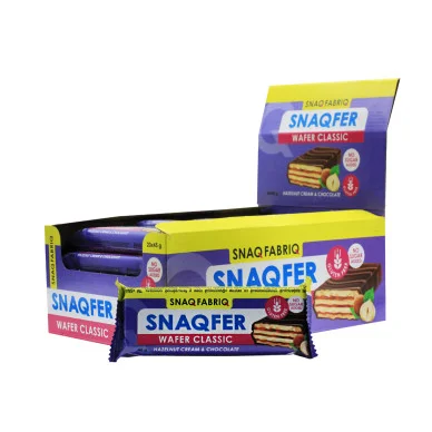 Вафли протеиновые Snaq Fabriq Snaqfer 45 г #1