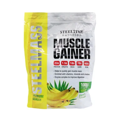 Гейнер высокоуглеводный Steeltime Nutrition Steel Mass 10 порций 1000 г #4