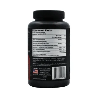 Бустер тестостерона Zenexel Tribulus & KSM-66 600 мг 120 капсул #1