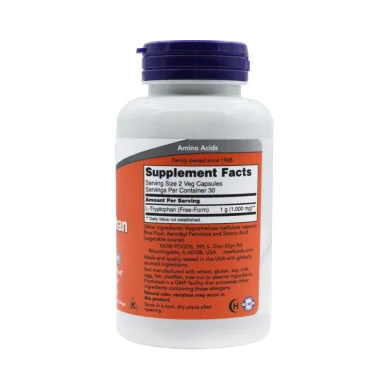 Триптофан Now Foods 500 мг 60 капсул #2