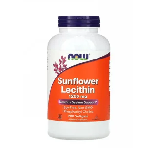 Лецитин Now Foods Sunflower 1200 мг 200 капсул #1