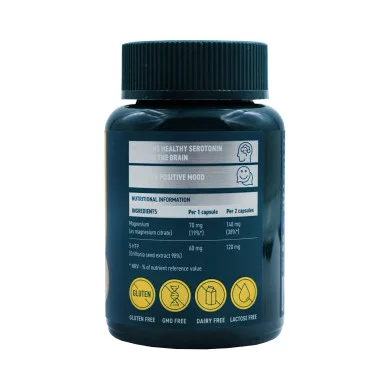5-HTP+Магний цитрат UE uesupps 120 мг 60 капсул #2