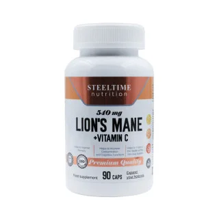 Ежовик гребенчатый Steeltime Nutrition + Vitamin C 540 мг 90 капсул #1