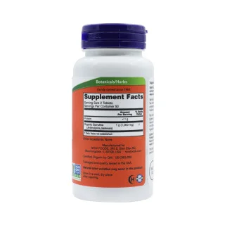 Спирулина Now Foods органическая 500 мг 100 таблеток #1