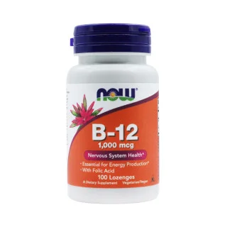 Витамин B12 Now Foods 1000 мкг 100 пастилок #1