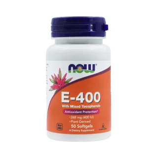 Витамин E Now Foods 268 мг 50 капсул #1