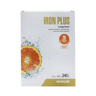 Витаминно-минеральный комплекс Maxler Iron Plus Effervescent 3 тубуса по 20 таблеток #1