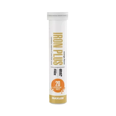 Витаминно-минеральный комплекс Maxler Iron Plus Effervescent 20 шипучих таблеток #1